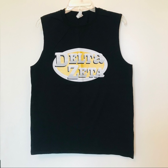 Delta Zeta Family Feud Inspured Tank Cotton M - Picture 1 of 5